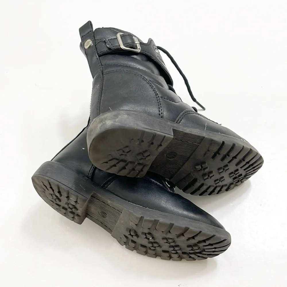 Vince Camuto toddler girls black moto boots